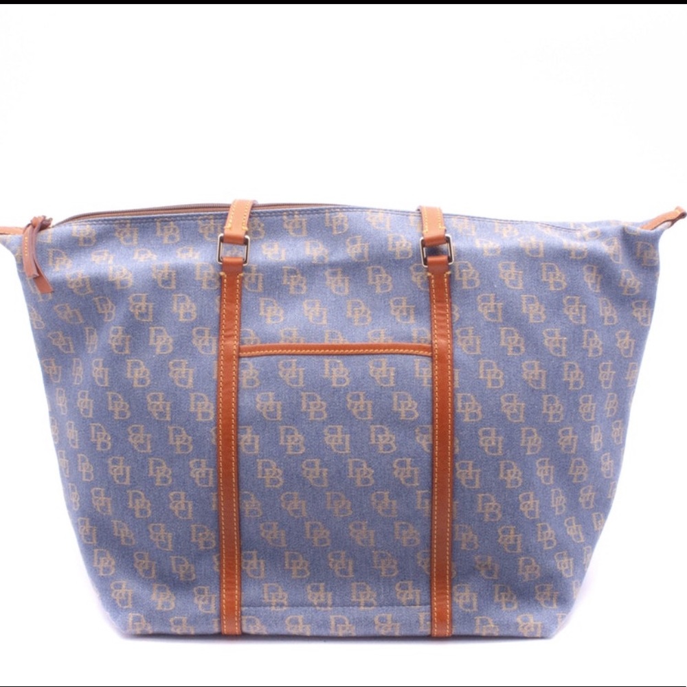 Dooney & Bourke Large Chambray Denim Tote